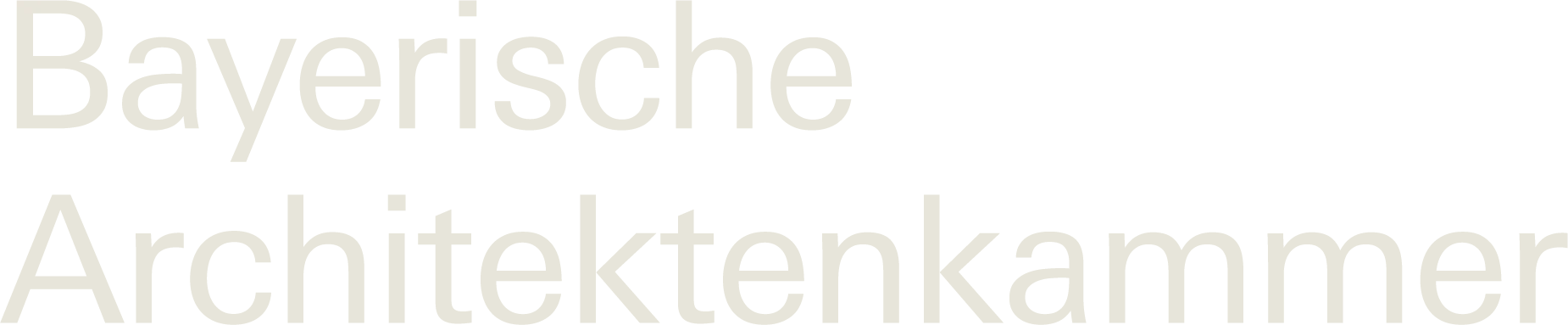 Bayerische Architektenkammer